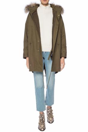 Parka with fur finish, zdjęcie 2 Parka with fur finish od Saint Laurent